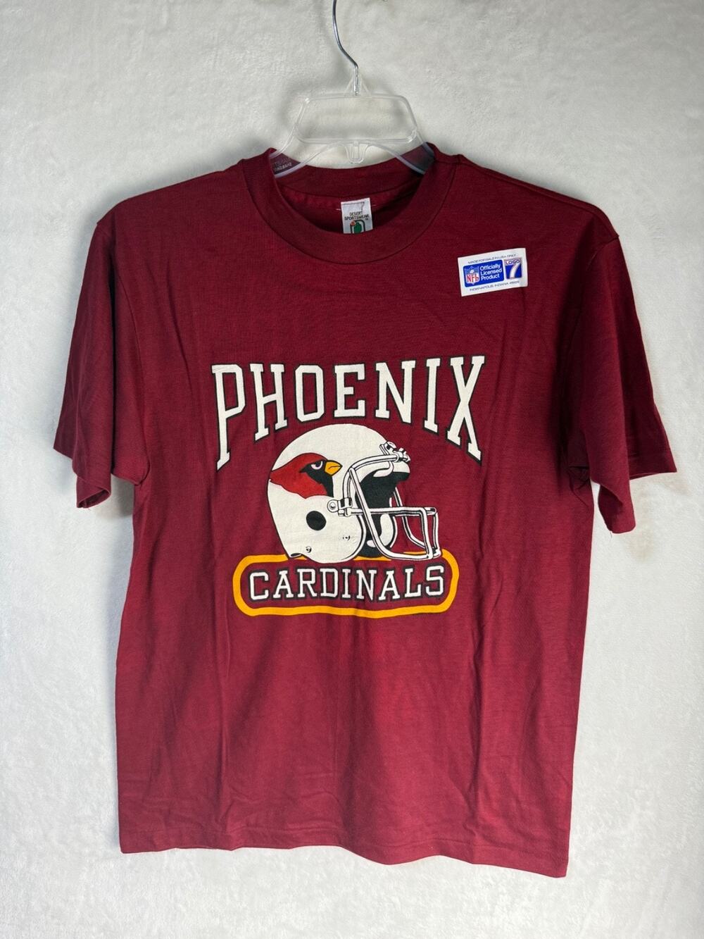 Vintage Single Stitch NFL Logo 7 Phoenix Cardinals Shirt Size L